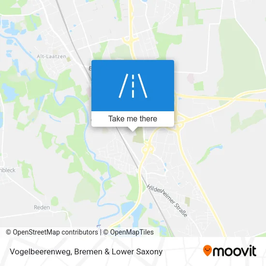 Карта Vogelbeerenweg