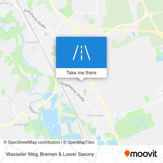 Wasseler Weg map