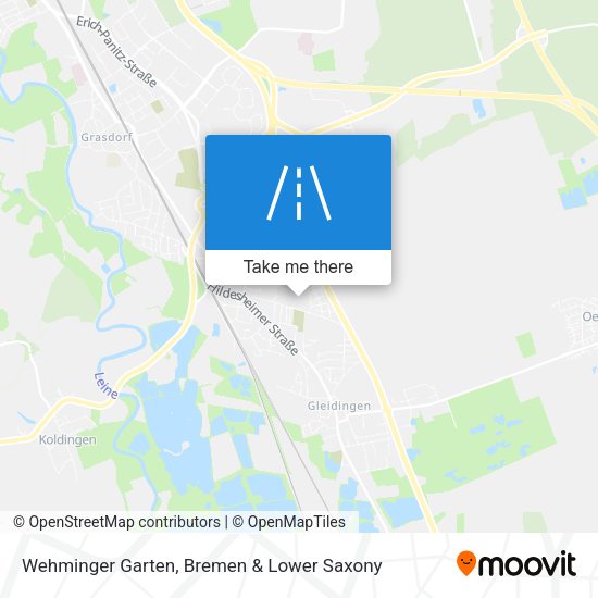 Wehminger Garten map