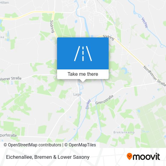 Eichenallee map