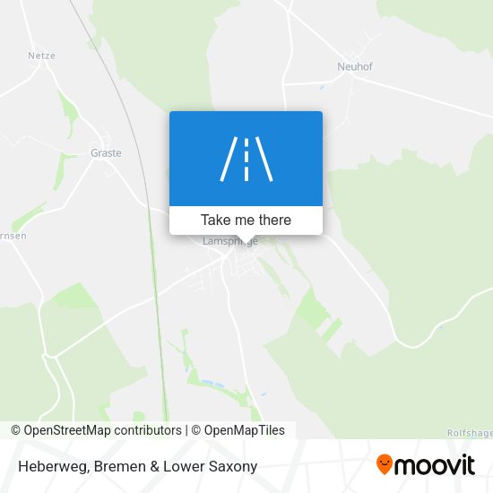 Heberweg map