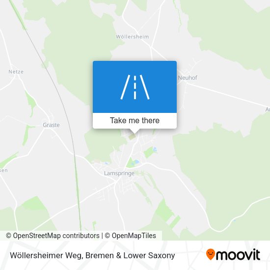 Wöllersheimer Weg map