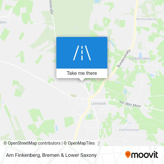 Am Finkenberg map