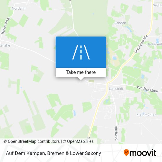 Auf Dem Kampen map