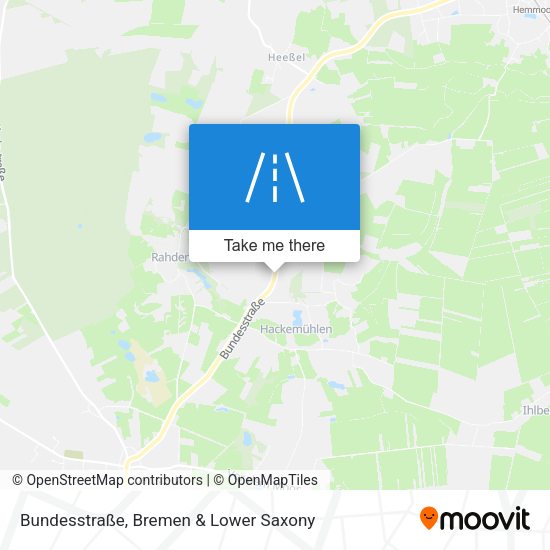 Bundesstraße map