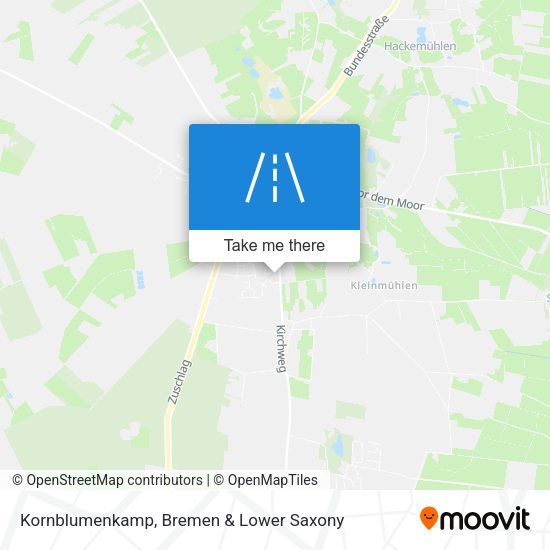 Kornblumenkamp map