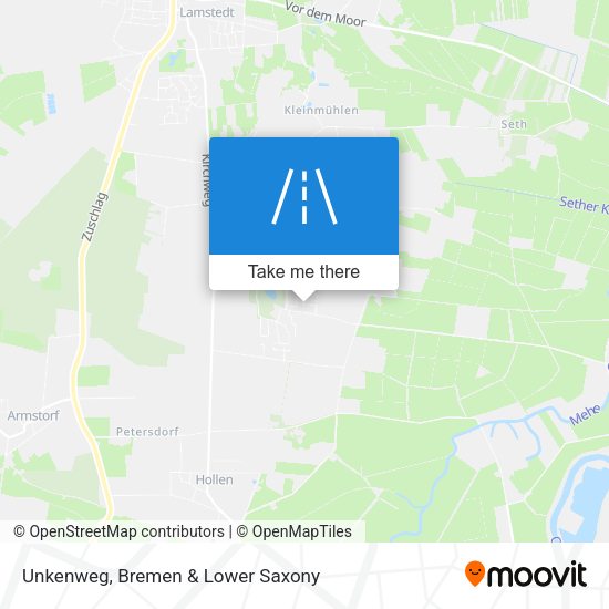 Unkenweg map