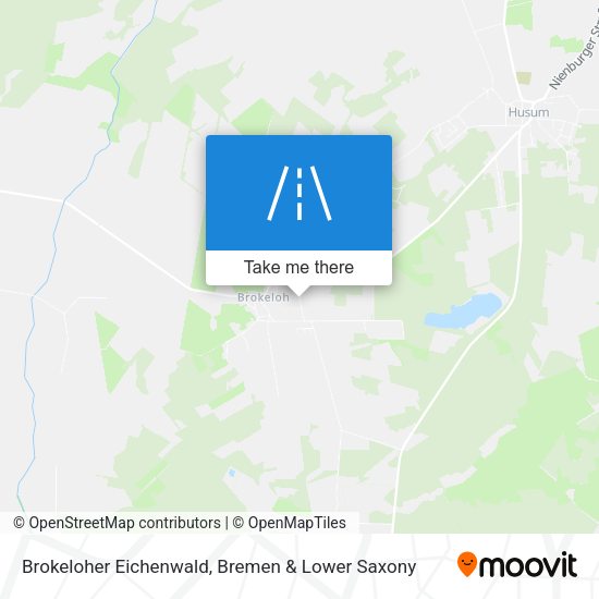 Brokeloher Eichenwald map