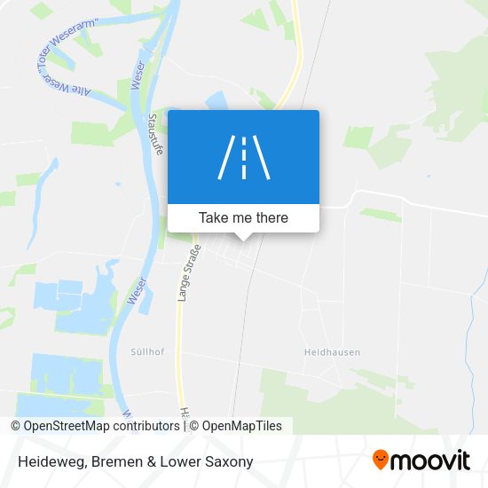 Heideweg map