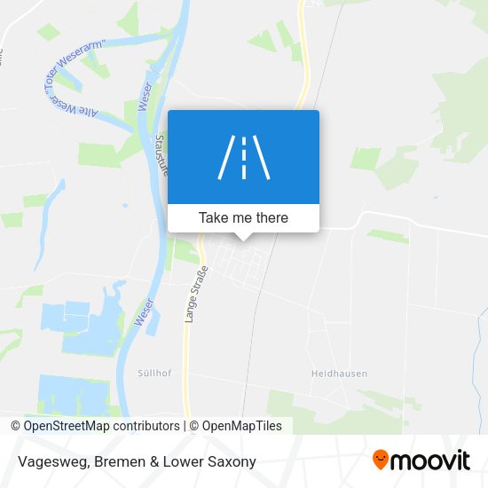 Vagesweg map