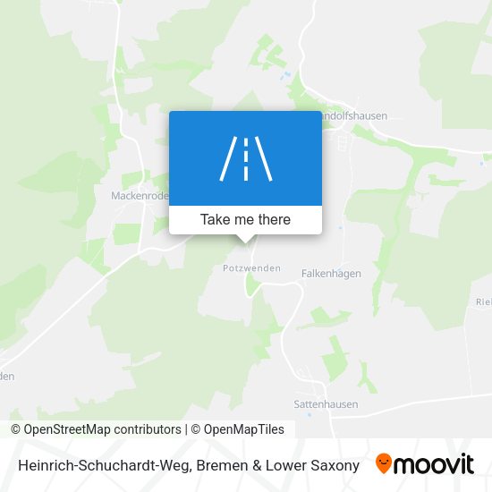 Heinrich-Schuchardt-Weg map