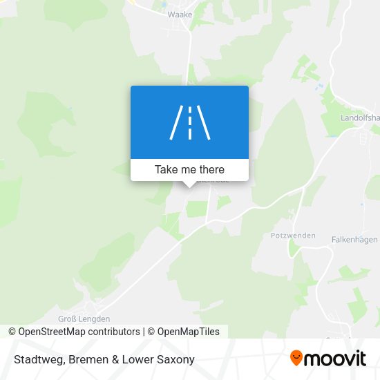 Stadtweg map