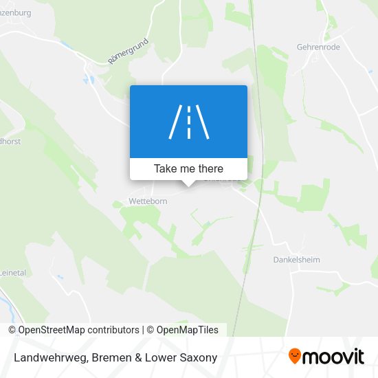 Landwehrweg map