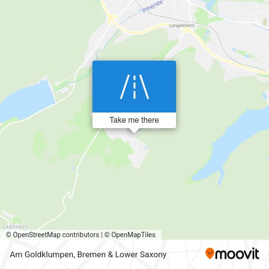 Am Goldklumpen map