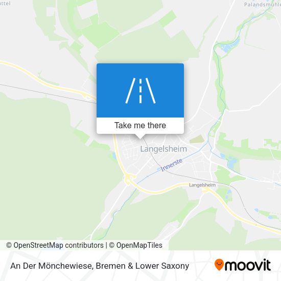 An Der Mönchewiese map