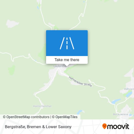 Bergstraße map