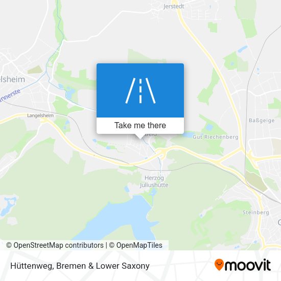 Hüttenweg map