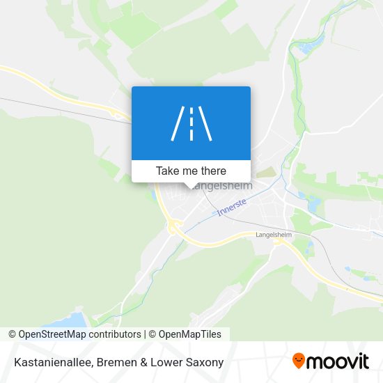 Kastanienallee map