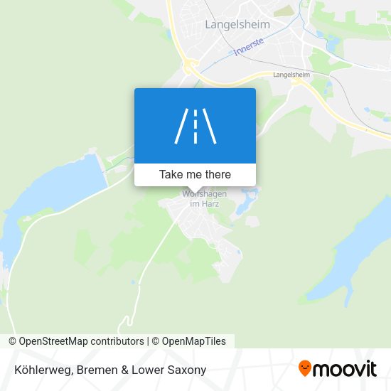 Köhlerweg map