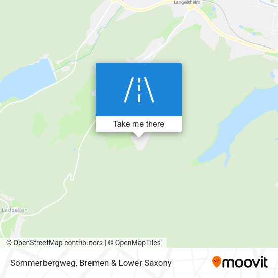Sommerbergweg map