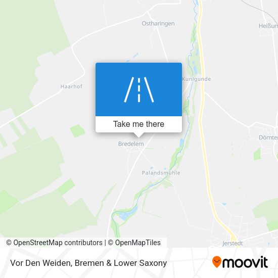 Vor Den Weiden map