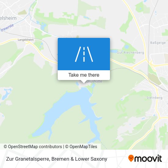 Zur Granetalsperre map