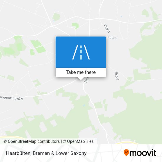Haarbülten map
