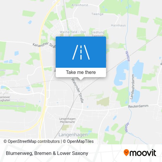 Blumenweg map