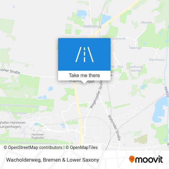 Wacholderweg map