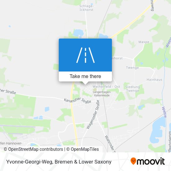 Yvonne-Georgi-Weg map