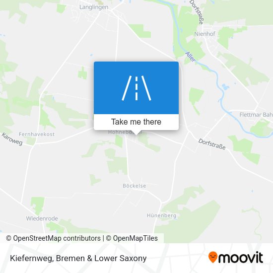 Kiefernweg map