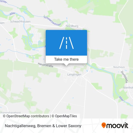 Nachtigallenweg map