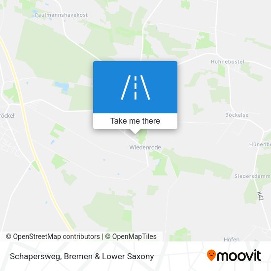 Schapersweg map