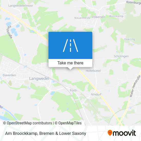 Am Broockkamp map