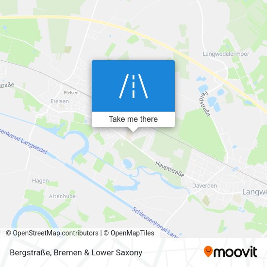 Bergstraße map