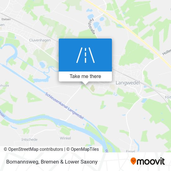 Bomannsweg map