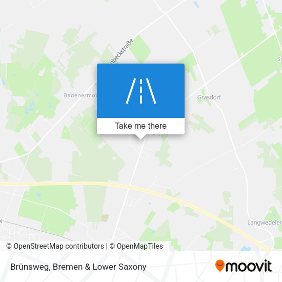 Brünsweg map