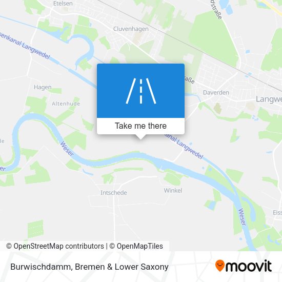 Burwischdamm map