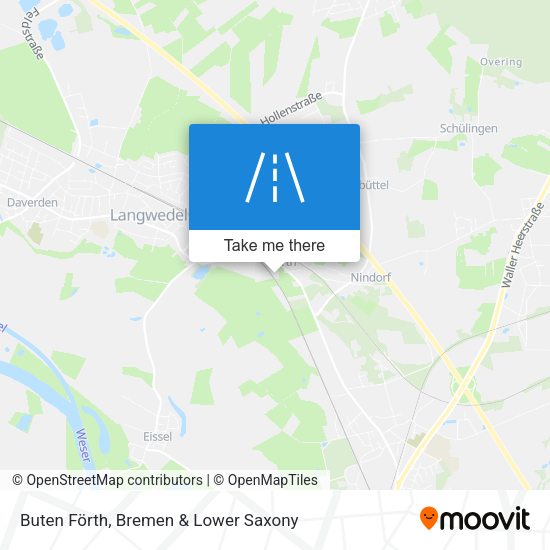 Buten Förth map