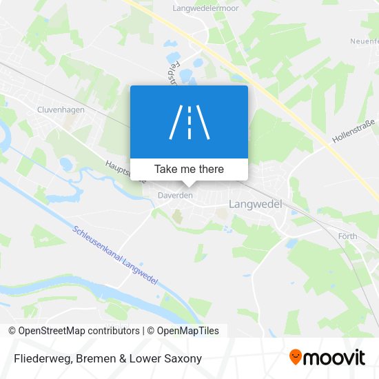 Fliederweg map