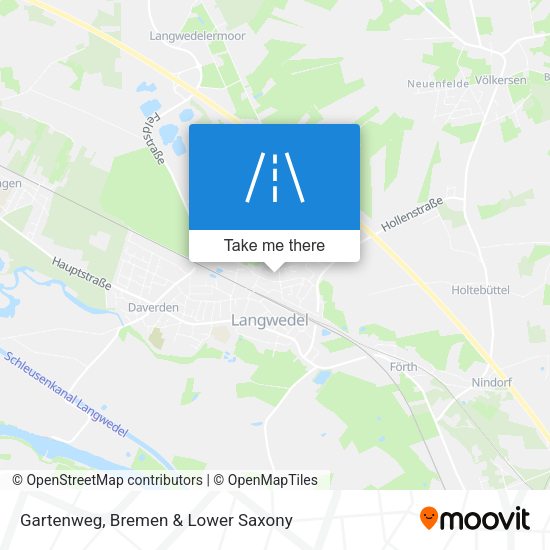 Gartenweg map