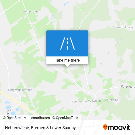 Hehrenwiese map