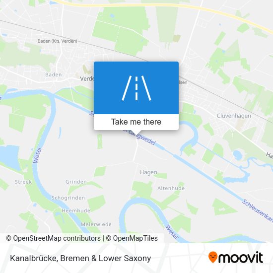 Kanalbrücke map