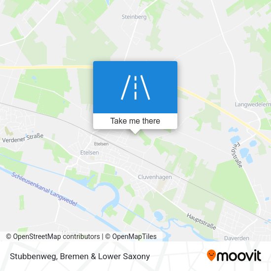 Stubbenweg map