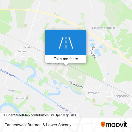 Tannenweg map