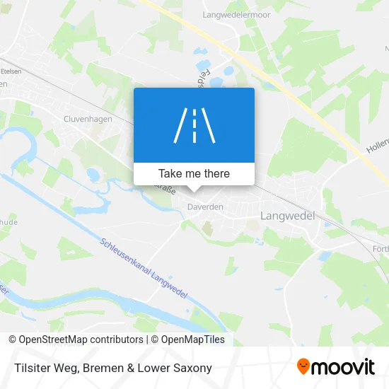Карта Tilsiter Weg