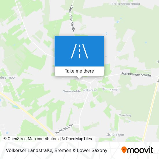 Völkerser Landstraße map