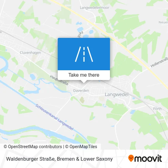 Карта Waldenburger Straße