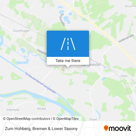 Карта Zum Hohberg