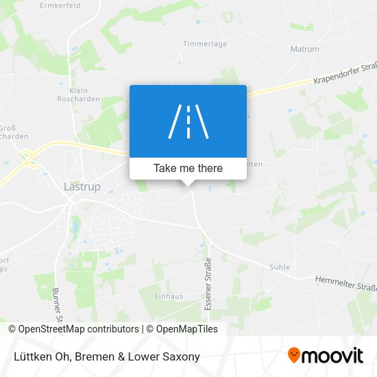 Lüttken Oh map